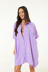 Esmee Beach Cover Up In Lilac