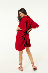 Beach Cover Up In Red